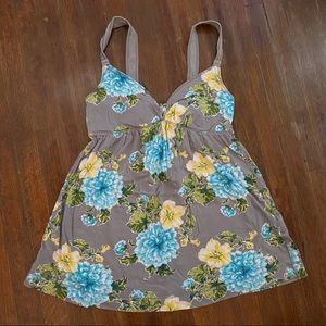 Abercrombie & Fitch Floral Babydoll Top